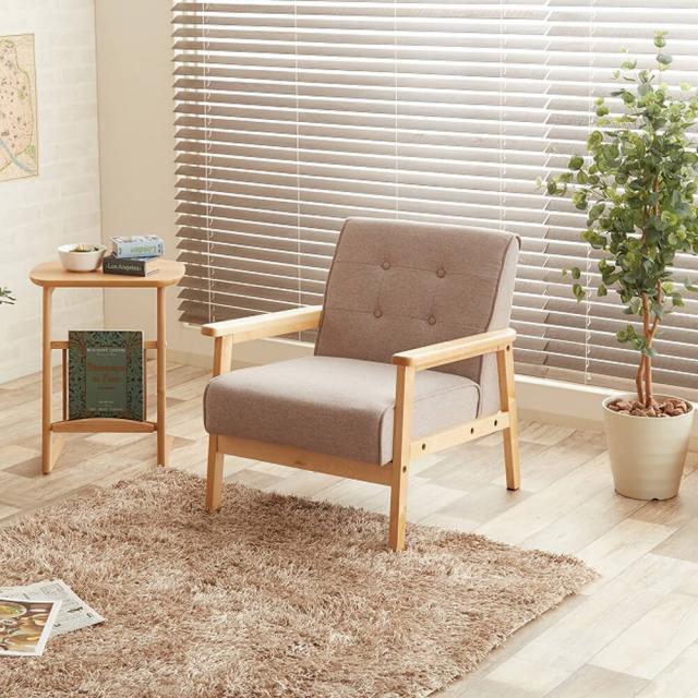 Ｓｔａｎ（スタン）　１人掛けソファー　ソファ　ソファー　１人掛け　一人掛け　一人用　送料無料　おしゃれ　バイキャストレザー　ファブリック　レトロ　ＥＣＯＲＯ　ＮＥＷ　ＲＥＴＲＯ　ブラウン　ブルー　グレー　グリーン　ベージュ　ナチュラル　シンプル　北欧の通販は