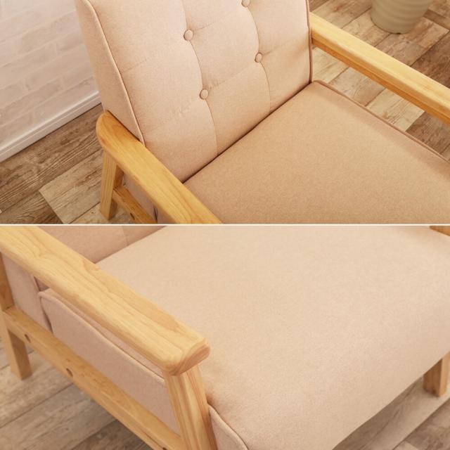 Ｓｔａｎ（スタン）　１人掛けソファー　ソファ　ソファー　１人掛け　一人掛け　一人用　送料無料　おしゃれ　バイキャストレザー　ファブリック　レトロ　ＥＣＯＲＯ　ＮＥＷ　ＲＥＴＲＯ　ブラウン　ブルー　グレー　グリーン　ベージュ　ナチュラル　シンプル　北欧の通販は