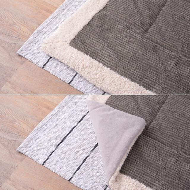 Ｗｏｒｍ（ウーム）　薄掛けこたつ布団　長方形タイプ　こたつ布団　こたつ　ふとん　長方形　１９０×２３０　コーデュロイ　ヴィンテージ　西海岸　おしゃれ　柄　省スペース　薄掛け　東谷　ナチュラル　シンプル　北欧　レトロ　西海岸　ミッドセンチュリー_7