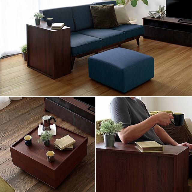 3人掛けソファ と オットマン収納式テーブル / トゥルム【TURM】