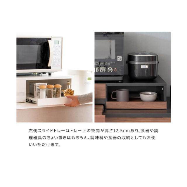 スライドトレー　レンジ下トレー　スライド　スライドテーブル　引き出し　レンジ置き　キッチン小物収納　キッチン　収納食器棚_7