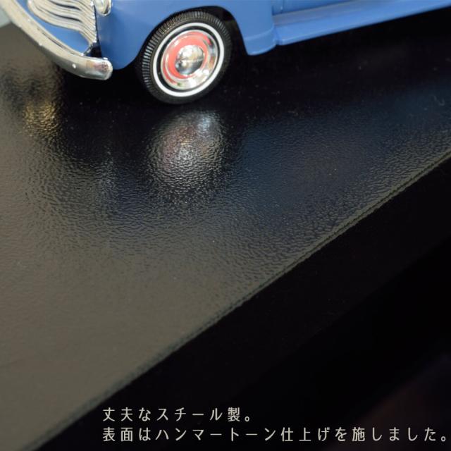 Ｒａｌｄ（ラルド）２段ダストボックス　スチールロッカー風　ダストボックス　ごみ箱　２連　２段　シェルフ　扉付き　キャスター付き_13