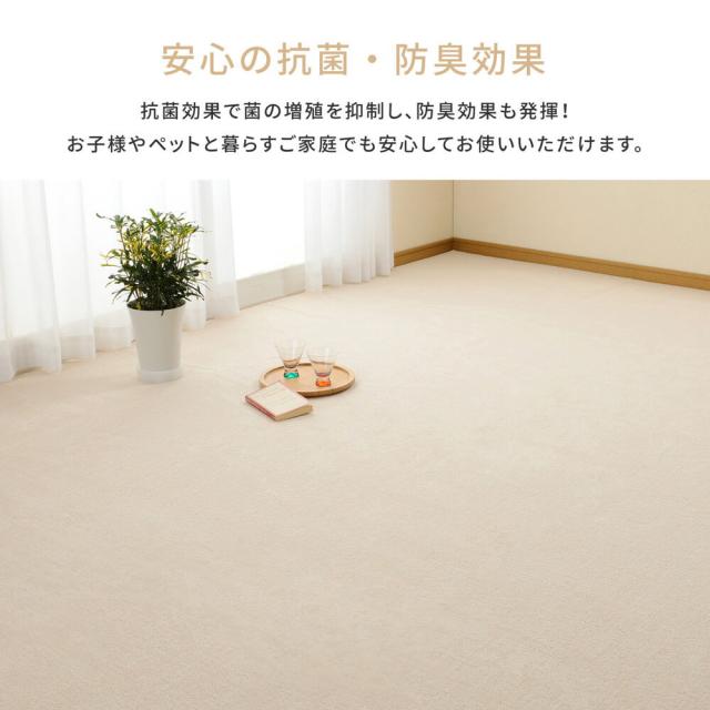 Ｐｏａｉ（ポーアイ）　日本製平織敷き詰めカーペット　江戸間１０帖タイプ　日本製　敷き詰めカーペット　江戸間１０畳_7