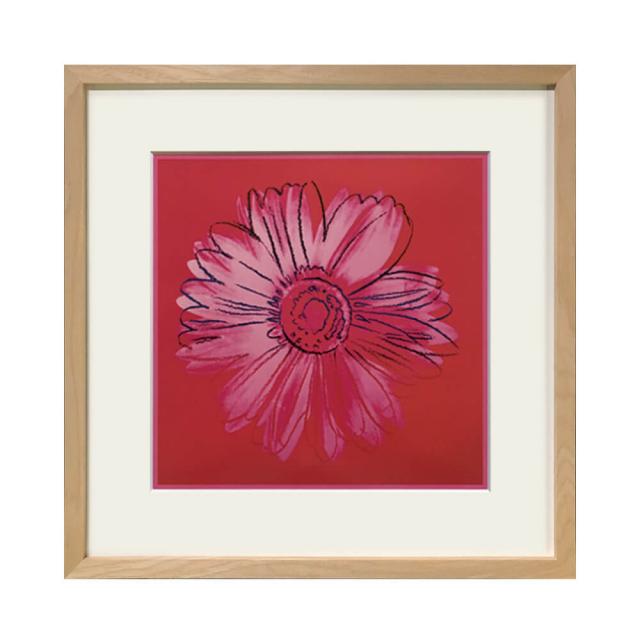 Ａｎｄｙ　Ｗａｒｈｏｌ（アンディ　ウォーホル）　Ｄａｉｓｙ　　ｃ．１９８２（ｃｒｉｍｓｏｎ　ａｎｄ　ｐｉｎｋ）　アートポスタ_1