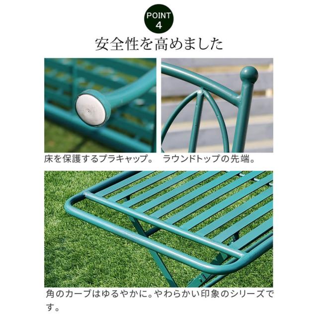 アイアン製ローテーブル　アイアン製　ローテーブル　単品　折り畳み　カフェ　テラス　テラス　アウトドア_12
