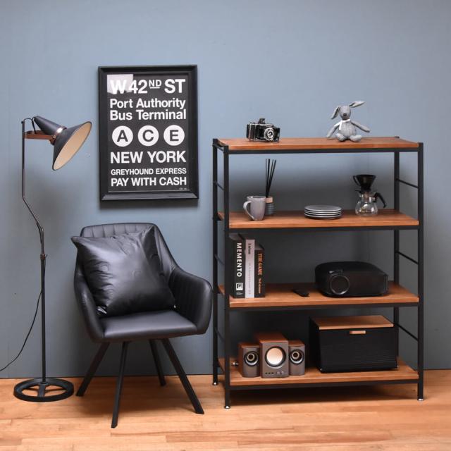 アンティーク調４段ラック　幅９０ｃｍタイプ　ＺＡＧＡ　２段ラック　幅６０　ラック　ラック収納　収納ラック　収納　収納アイデア_1