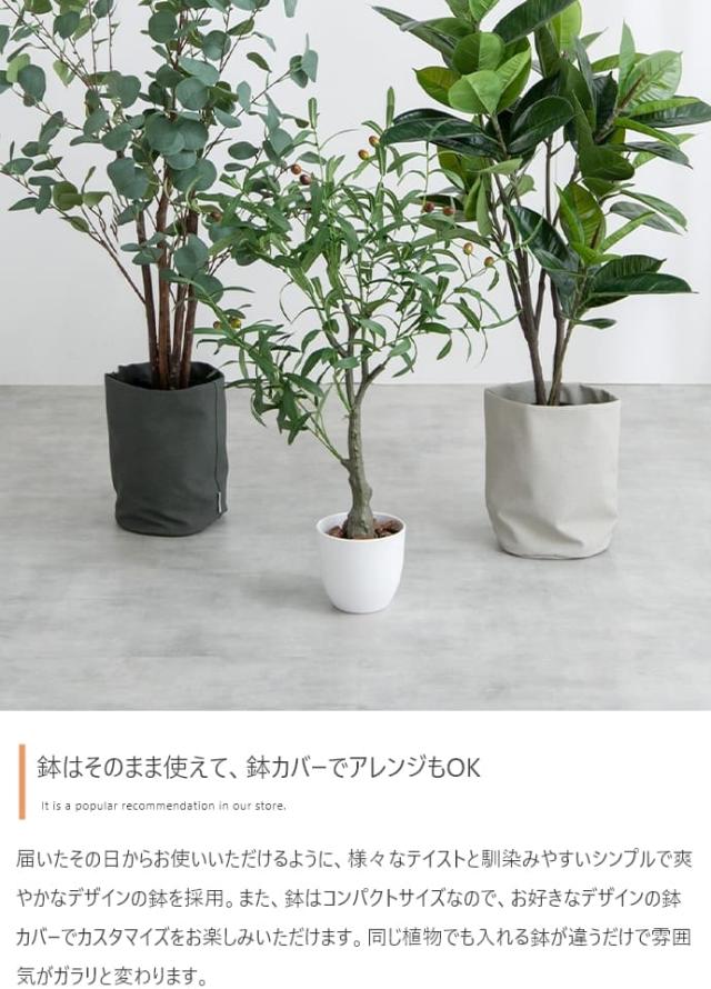 フェイクグリーン　人工観葉植物　おしゃれ　光触媒　観葉植物　高さ１２５ｃｍ　リアル　フェイク　防臭効果　インテリア　オリーブ_4