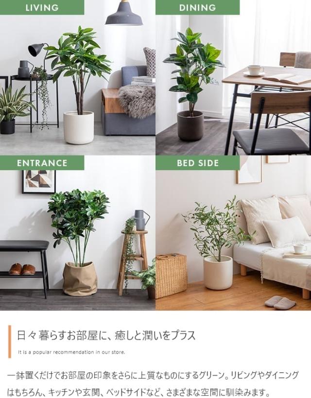 フェイクグリーン　人工観葉植物　おしゃれ　光触媒　観葉植物　高さ１２５ｃｍ　リアル　フェイク　防臭効果　インテリア　オリーブ_6
