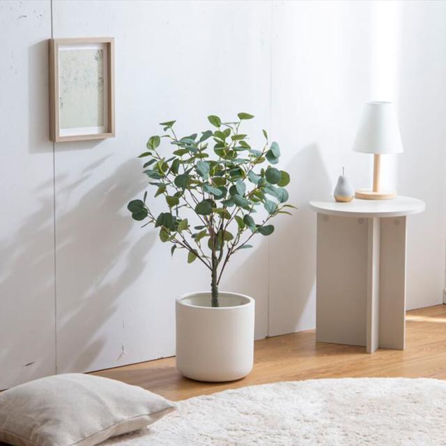 フェイクグリーン　人工観葉植物　おしゃれ　光触媒　観葉植物　高さ１３０ｃｍ　リアル　フェイク　防臭効果　インテリア　ユーカリ_5