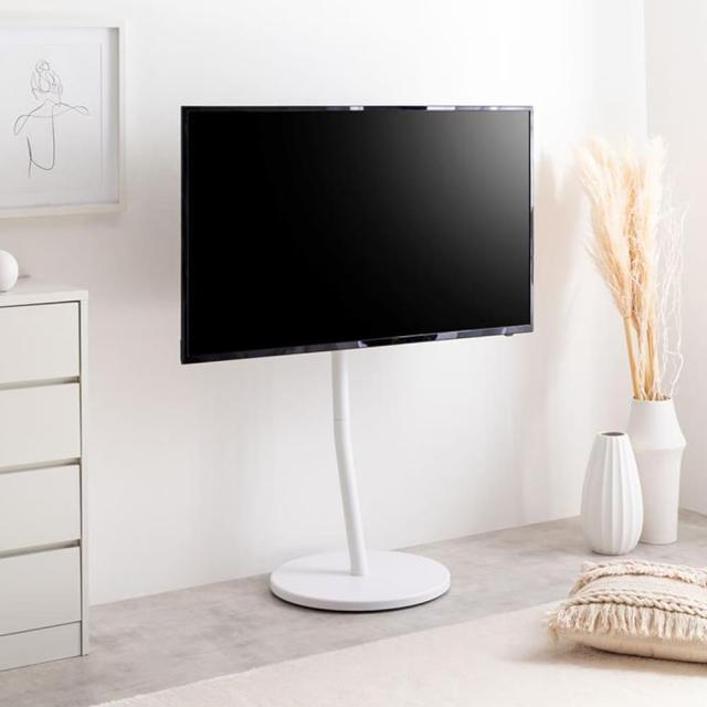 上下/左右首振 最大 65インチ 対応 つっぱり式 首振り テレビラック