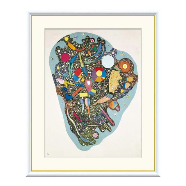 ワシリー・カンディンスキー「黒の正方形の中に」（1923年） ロシア