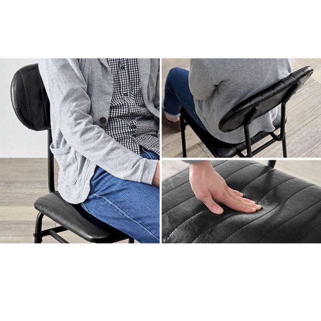 コンパクトダイニングセット　　ダイニング４点セット　おしゃれ　　ヴィンテージ風家具　　省スペース家具　　一人暮らし　ダイニング_12