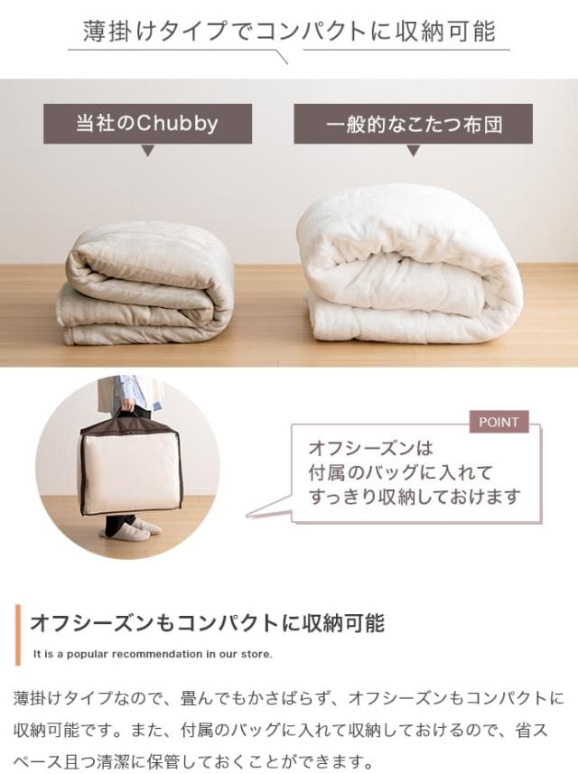 リバーシブルファーこたつ布団　正方形　こたつ布団　長方形　こたつ掛け布団　こたつ　リバーシブル　薄掛け　丸洗い　洗濯可　洗える_13