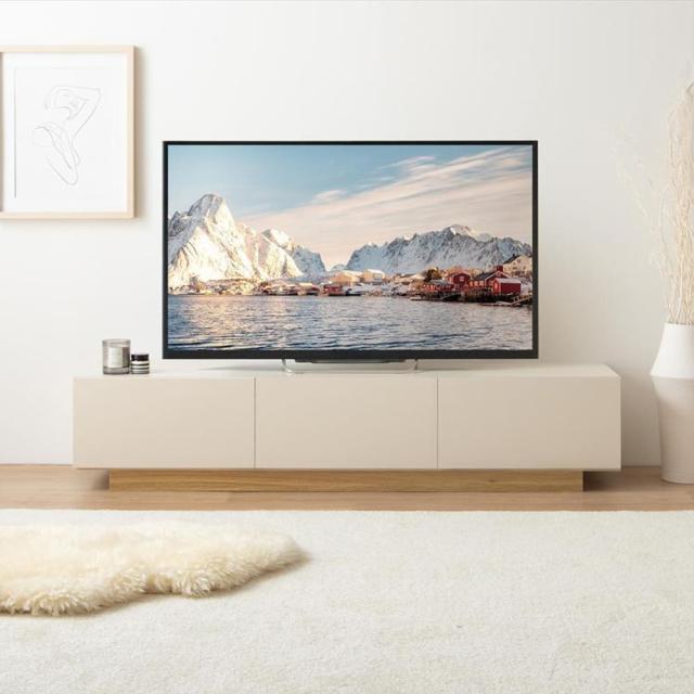 引き出し付きテレビ台　１５０ｃｍタイプ　テレビ台　ローボード　テレビボード　収納付きテレビ台　引き出し収納　扉収納　フロート脚_1