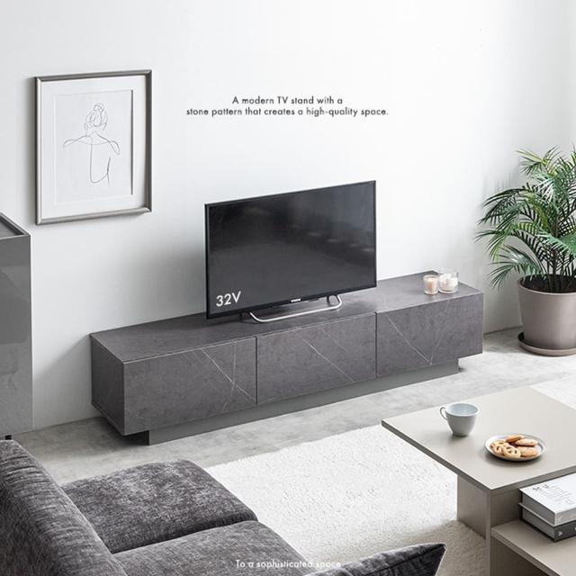 引き出し付きテレビ台　１５０ｃｍタイプ　テレビ台　ローボード　テレビボード　収納付きテレビ台　引き出し収納　扉収納　フロート脚_5