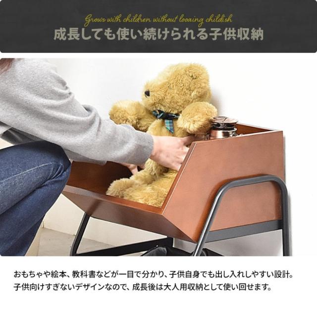 Ａｒｖｉｄ（アーヴィッド）スタッキングボックス　収納ボックス　スタッキング収納　木製収納　アイアン家具　ヴィンテージ家具　インダ_13