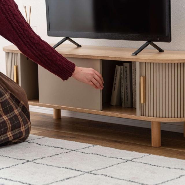ローボード　テレビ台　テレビボード　リビング収納　収納家具　北欧インテリア　ナチュラルインテリア　おしゃれ家具　リビング家具_10