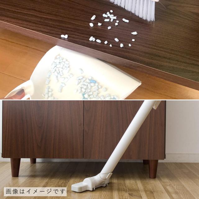 Ｎｅｒｏｌｉ（ネロリ）　猫トイレクローゼット　二段　キャット　おしゃれ　キャットトイレクローゼット　猫トイレ収納　隠す　収納_3