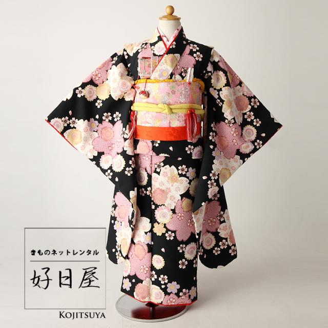 【レンタル】四身 着物 フルセット 七五三 女の子 7-024の通販は