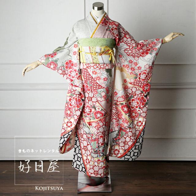 振袖フルセット白