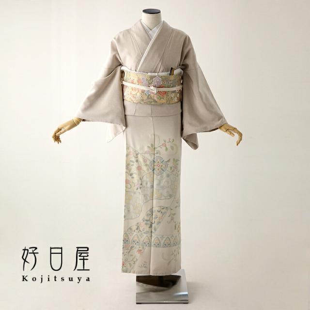 レンタル】色留袖 フルセット 正絹 適応身長157~172cm 三つ紋 it