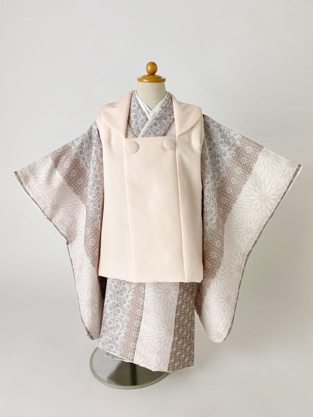 【レンタル】3歳 被布 着物 フルセット 七五三 女の子 3-076の通販は