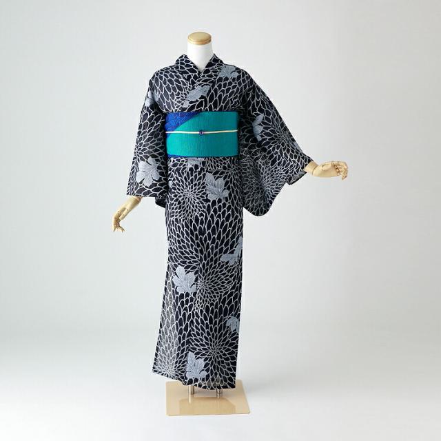 【レンタル】浴衣 セット ブランド 夢工房 適応身長151~166cm y-021の通販は
