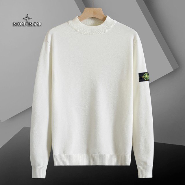 Stone Island ストーンアイランド 定番トレンドのラウンドネックウォームセーター