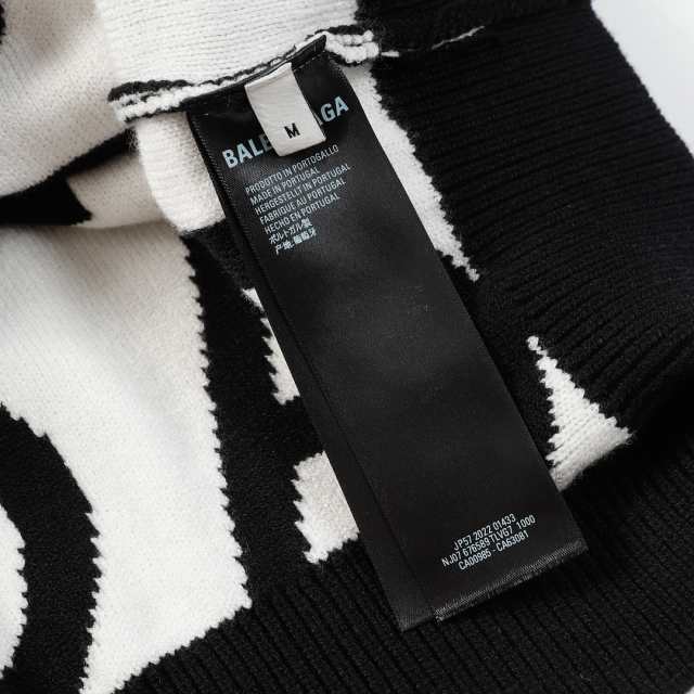 balenciga 23ss 秋冬クラシック フルロゴ 長袖ニットセーター