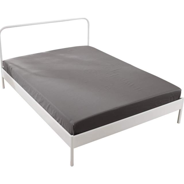 YOYOSTAR ボックスシーツ ダブル 140x200x40cm エジプト産の超長綿の上品なシルクのような肌触り ベッドシーツ ホテル品質マットレスカバー 敷き布団カバー防ダニ （マチ部分約40?p、チャコールグレー）の通販は