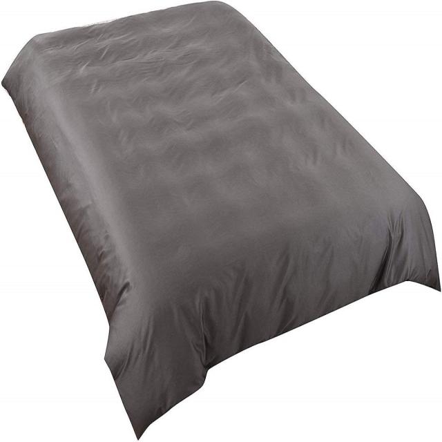 YOYOSTAR 掛ふとんカバー ワイドキング超ロング 260x220cm エジプト産の超長綿掛カバー ホテル品質掛け布団カバー 天然な防ダニ チャコールグレーの通販は