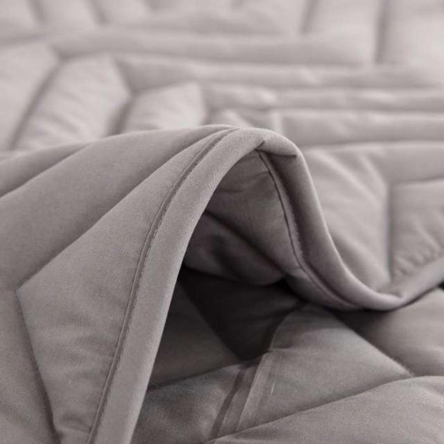 YOYOSTAR 敷パッド クイーン オールシーズン快適 ベッドパッド 防ダニ 抗菌防臭 吸汗 速乾 ゴムバンド付き 洗える ホテル仕様 160x205cm グレーの通販は