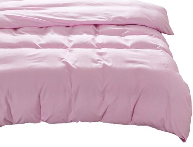 YOYOSTAR 掛けふとんカバー キング ピンク 230x210cm 綿混 無地 布団カバー 洗い替え 防ダニ 防シワ オールシーズン 速乾 通気 単品売りの通販は 5,473円