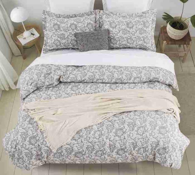 YOYOSTAR 掛ふとんカバー ワイドクイーン超ロング 220x240cm 綿100% リバーシブル 掛けカバー エレガント おしゃれ 速乾 通気 単品売り 防ダニの通販は