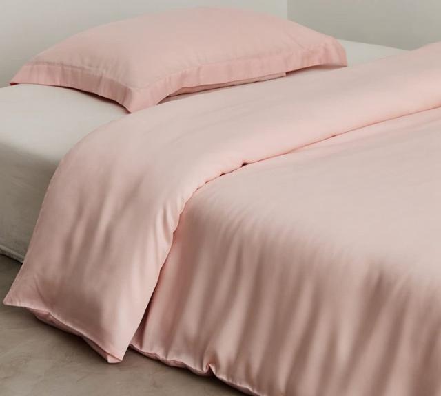 YOYOSTAR 掛ふとんカバー ワイドクイーン超ロング 220x240cm テンセル100% ピンク リバーシブル 掛けカバー シルクのような光沢 フィット感 おしゃれ 速乾 通気 単品売り 防ダニの通販は