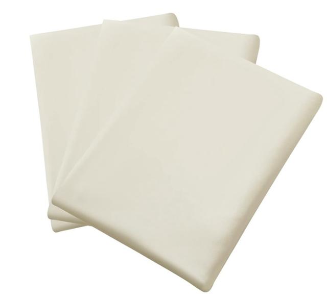 YOYOSTAR 敷きシーツ フラットシーツ シングル アイボリー （150×250cm）業務用 ベッドシーツ 3枚組 マットレスカバー アッパーシーツの通販は
