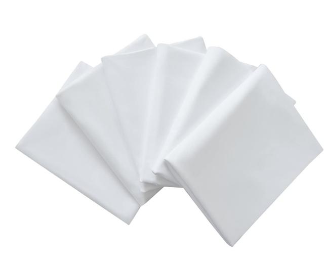 YOYOSTAR 敷きシーツ フラットシーツ シングル ホワイト （150cm×250cm）業務用 ベッドシーツ 6枚組 マットレスカバー アッパーシーツ 白の通販は 8,053円