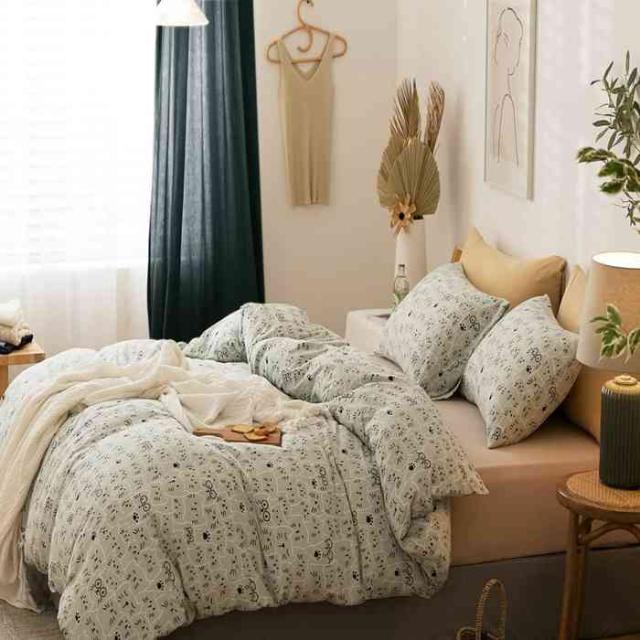 YOYOSTAR 掛ふとんカバー セミダブル超ロング 170x230cm 綿100% 天竺ニット Tシャツ生地 やわらかな肌ざわり リバーシブル コットン 掛けカバー 単品 フィット感 猫柄