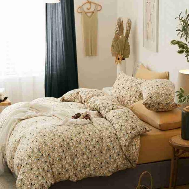 YOYOSTAR 掛ふとんカバー セミダブルロング 180x220cm 綿100% 天竺ニット Tシャツ生地 やわらかな肌ざわり リバーシブル コットン 掛けカバー 単品 フィット感 花柄