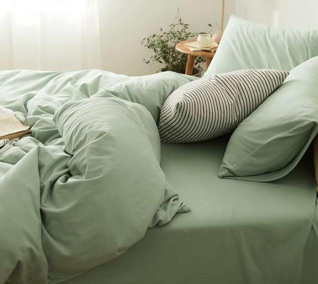 YOYOSTAR 掛ふとんカバー セミダブル 170x210cm 綿100% 天竺ニット Tシャツ生地 やわらかな肌ざわり リバーシブル コットン 掛けカバー 単品 フィット感 ミントグリーン 無地 7,934円