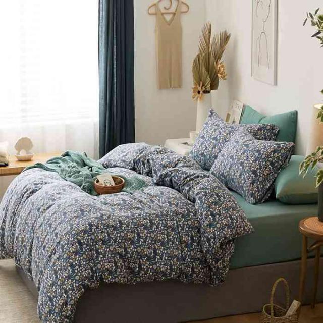 YOYOSTAR 掛ふとんカバー セミダブル 170x210cm 綿100% 天竺ニット Tシャツ生地 やわらかな肌ざわり リバーシブル コットン 掛けカバー 単品 フィット感 花柄 10,722円