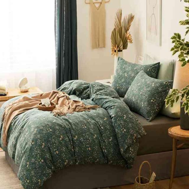 YOYOSTAR 掛ふとんカバー セミダブル 170x210cm 綿100% 天竺ニット Tシャツ生地 やわらかな肌ざわり リバーシブル コットン 掛けカバー 単品 フィット感 花柄 10,722円