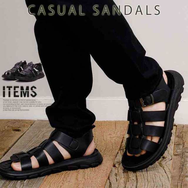 グルカサンダル メンズ ビーチサンダル 安い 革 男性 おしゃれ 厚底サンダル スポーツ 紳士 ビーサン レザーサンダル 2024の通販は