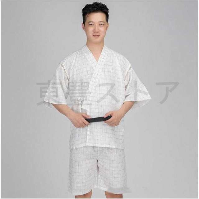 甚平 ギフト プレゼント メンズ 男性 和風 ルームウェア 吸汗 通気性 浴衣 海 夏祭り 着物 部屋着 夏 温泉 カジュアル 花火大会お風呂