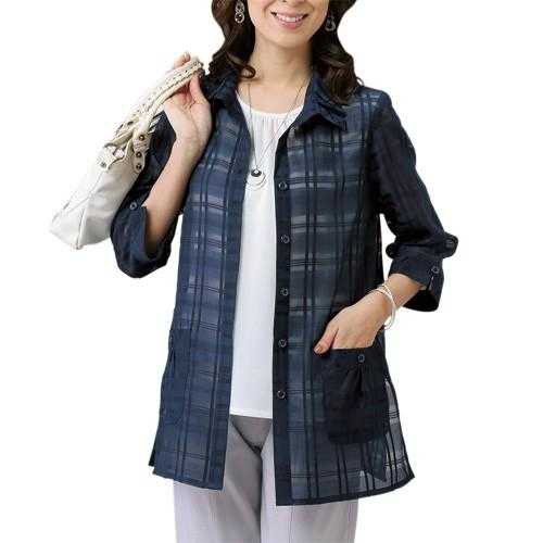 アンサンブル レディース 春夏 透かし格子柄アンサンブル 全2色 ジャケット プルオーバー 婦人服 ミセス シニア ホワイト ネイビー 白 紺 アンサンブル