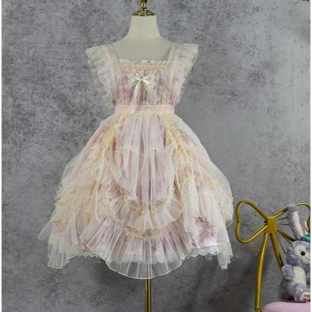 ゴスロリ jsk トップス レディース 写真 /小物 日常 変装/ロリータ  ロリータフ 舞台 萌え op 新発/数量限定/Lolita系 エプロンの通販は