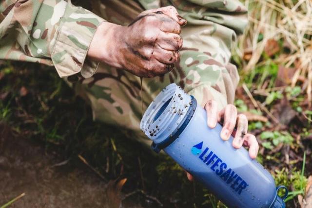 LIFESAVER BOTTLE 4000UF ライフセーバーボトル｜英国軍採用 泥水を飲み水に変える携帯浄水器 携帯浄水器 災害 アウトドア ボトル 濾過 水浄化装置 水【送料無料（宅配便）】_3