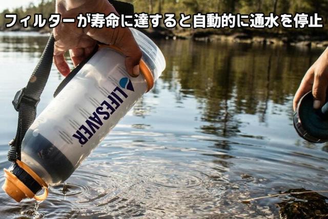 LIFESAVER BOTTLE 4000UF ライフセーバーボトル｜英国軍採用 泥水を飲み水に変える携帯浄水器 携帯浄水器 災害 アウトドア ボトル 濾過 水浄化装置 水【送料無料（宅配便）】_6