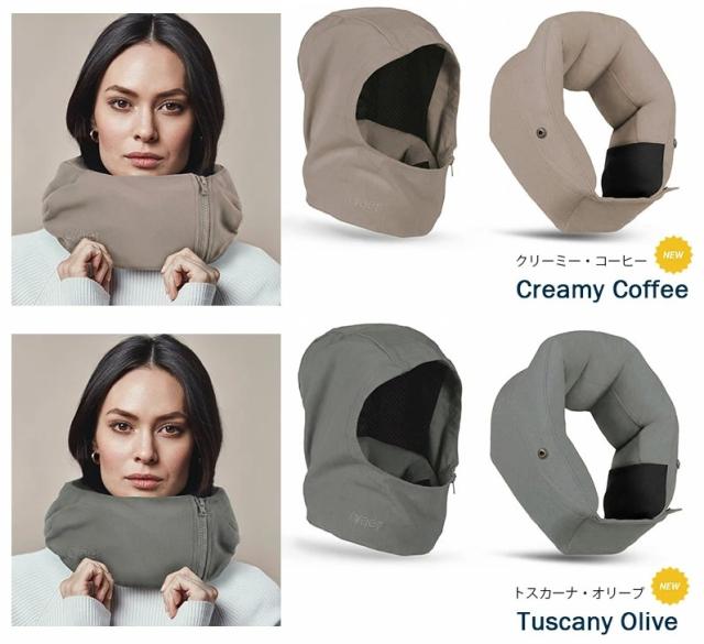 Ovaer プレミアム・ネックピロー Premium トラベルピロー フード付き（北欧デザイン スカーフにもなる 一息で膨らむ 旅行 移動 海外旅行 新幹線 長時間移動 顔を隠せる おしゃれ）【送料無料（宅配便）】_15