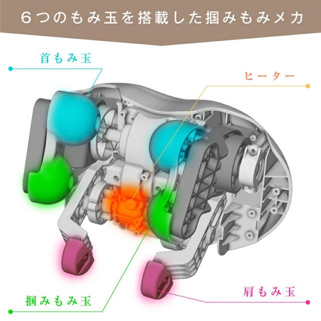 medilabo 手ぶら首肩マッサージャー N-27 ｜手ぶら ハンズフリー 充電式 家庭用医療機器 手もみ風 新感覚 コードレス 首 肩 ながら 軽量 ヒーター搭載 マッサージ 惣田製作所 【送料無料（宅配便）】【10】_2